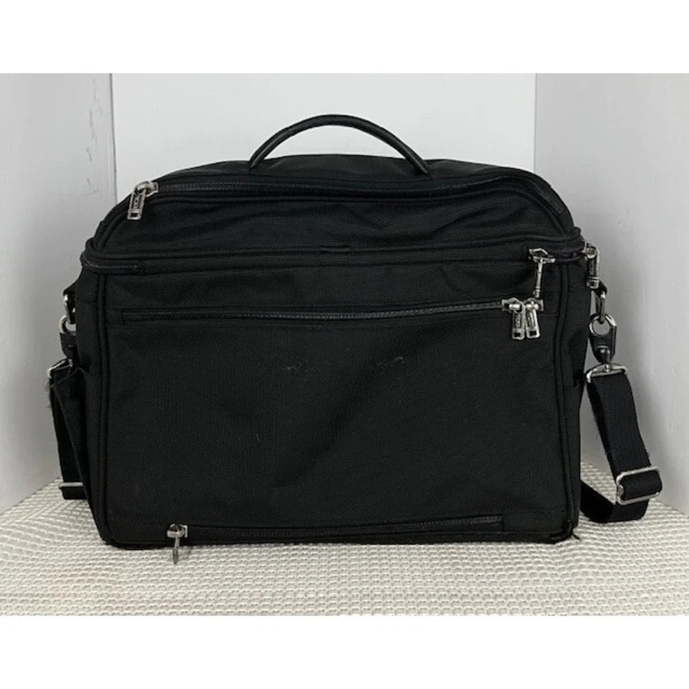 Tumi Alpha Expandable Laptop Bag Briefcase Black‎ 26176D4